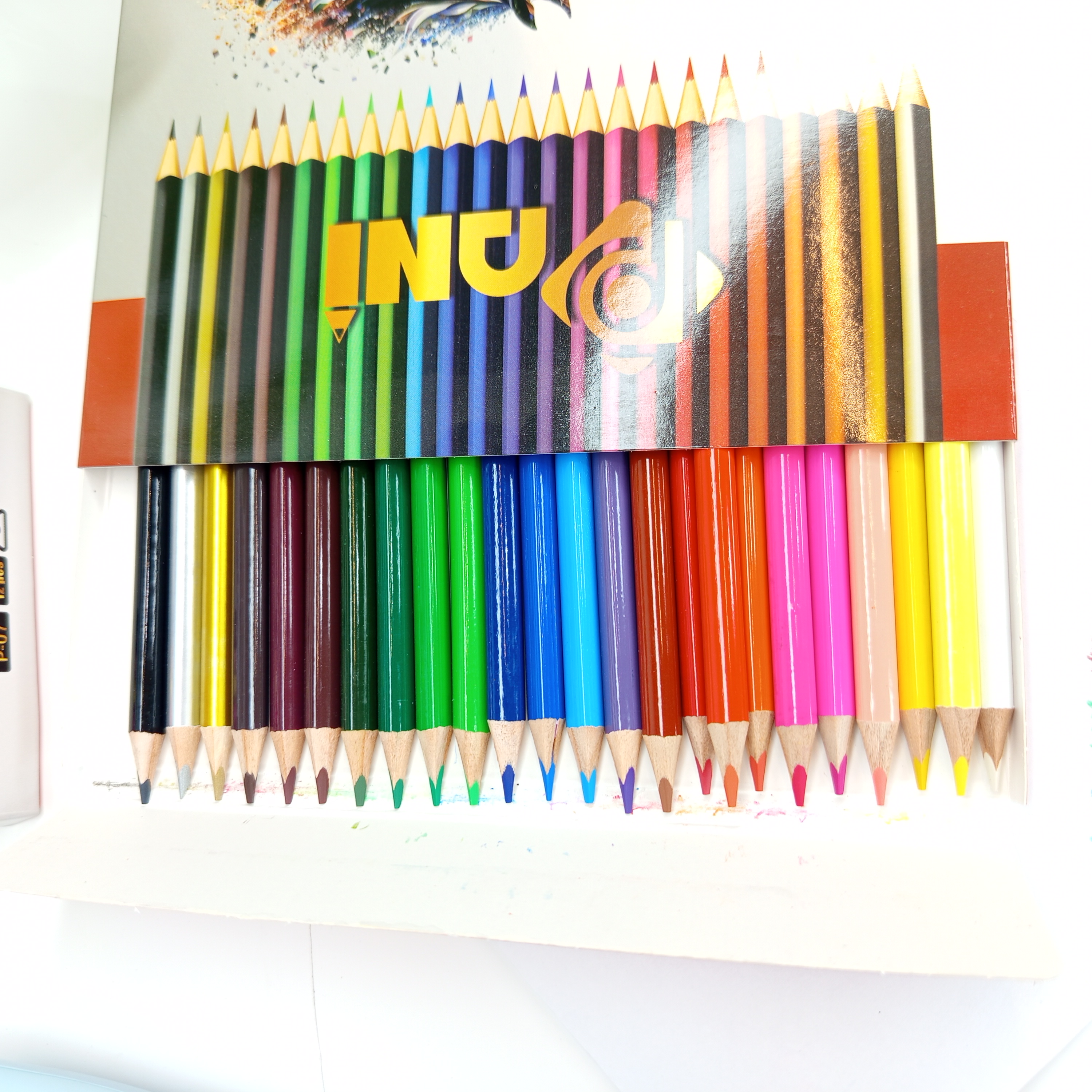 مداد رنگی ۱۲ و ۲۴ رنگ پانی