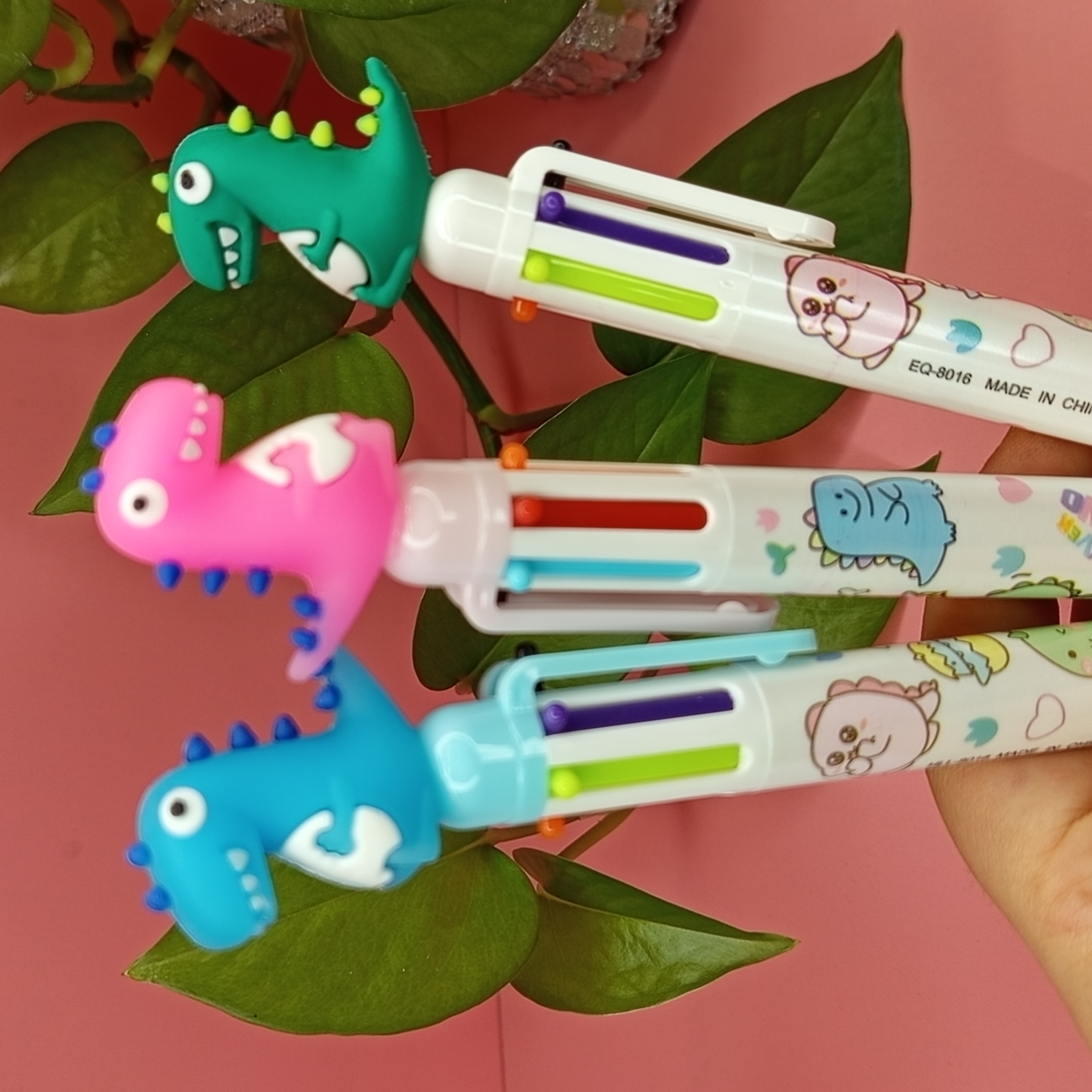 خودکار ۶رنگ دایناسور