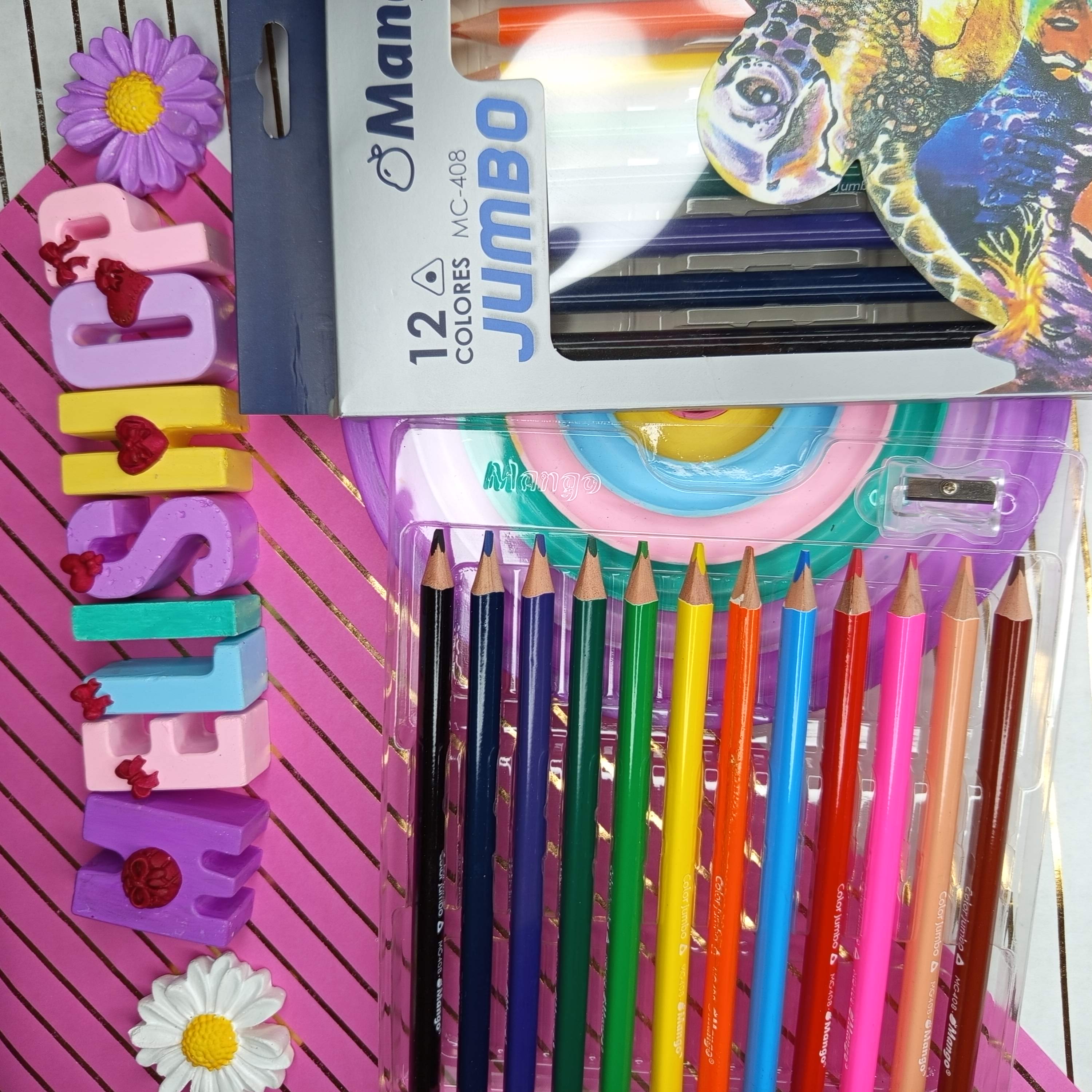 مدارنگی ۱۲رنگ سایز بزرگ